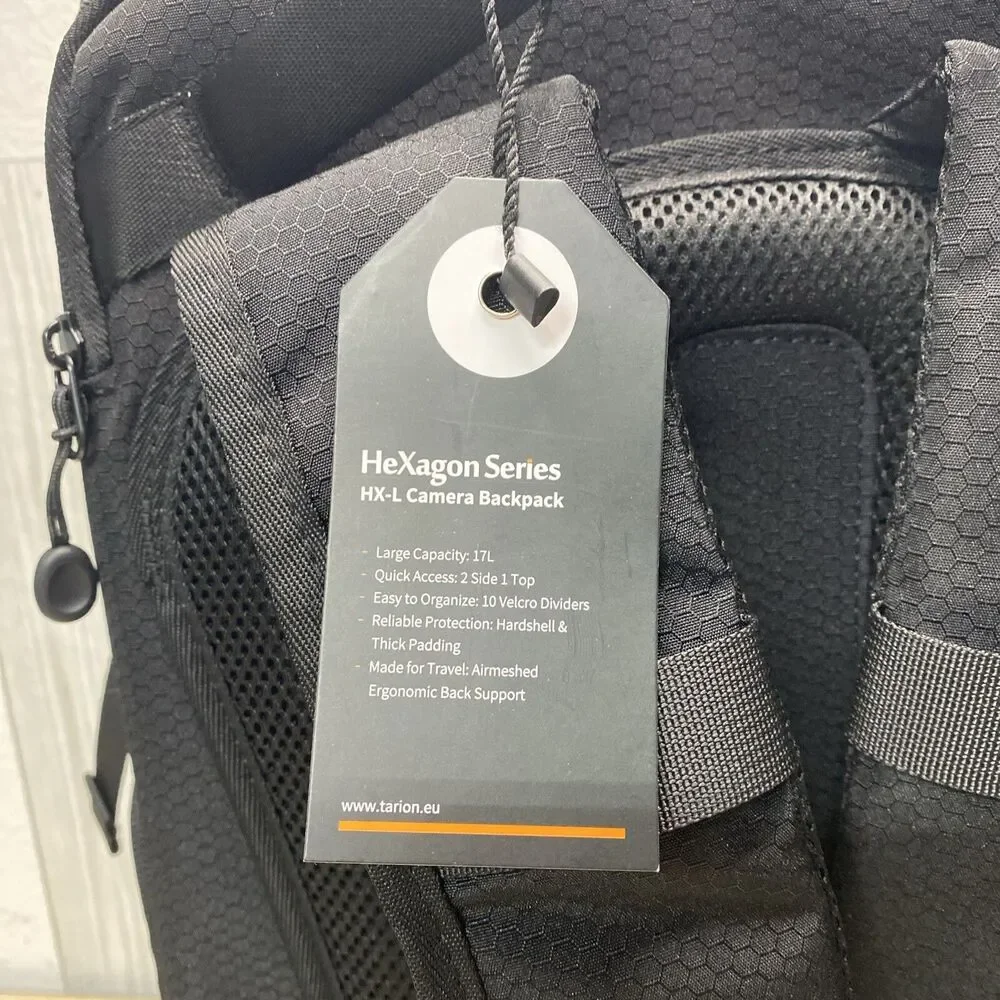 Tarion HX-L Large DSLR Camera Lens Backpack Dual Side Opening 15.6